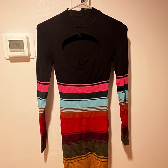 STAUD Clara Multicolor Minidress - Picture 2 of 7